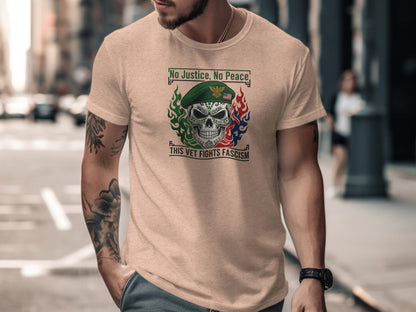 No Justice No Peace This Vet Fights Fascism product