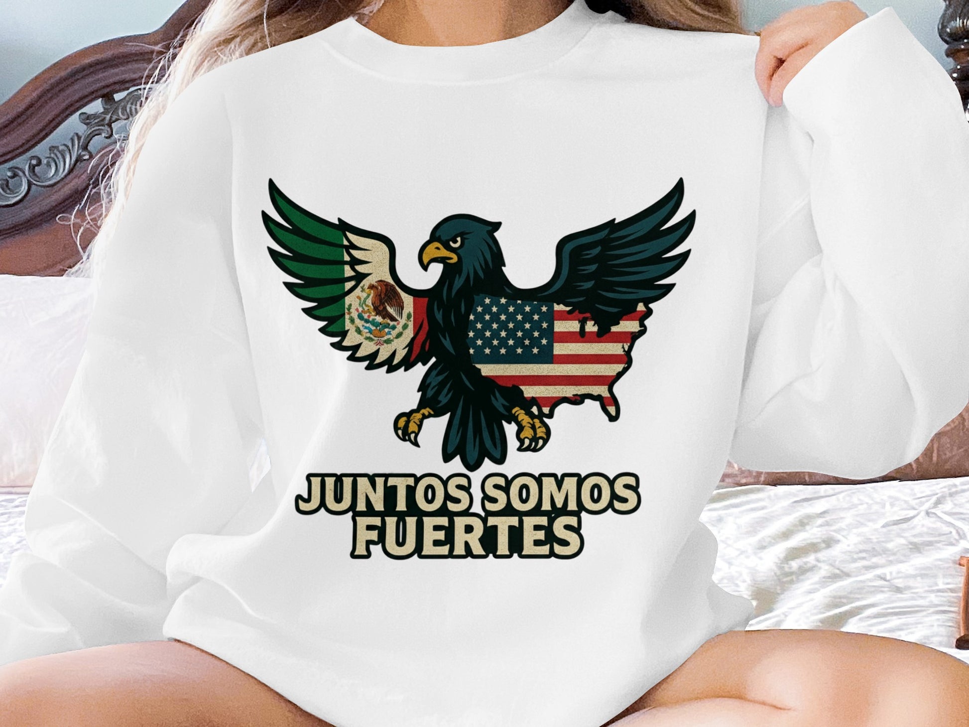 Juntos Somos Fuertes Eagle Printed Shirt product type