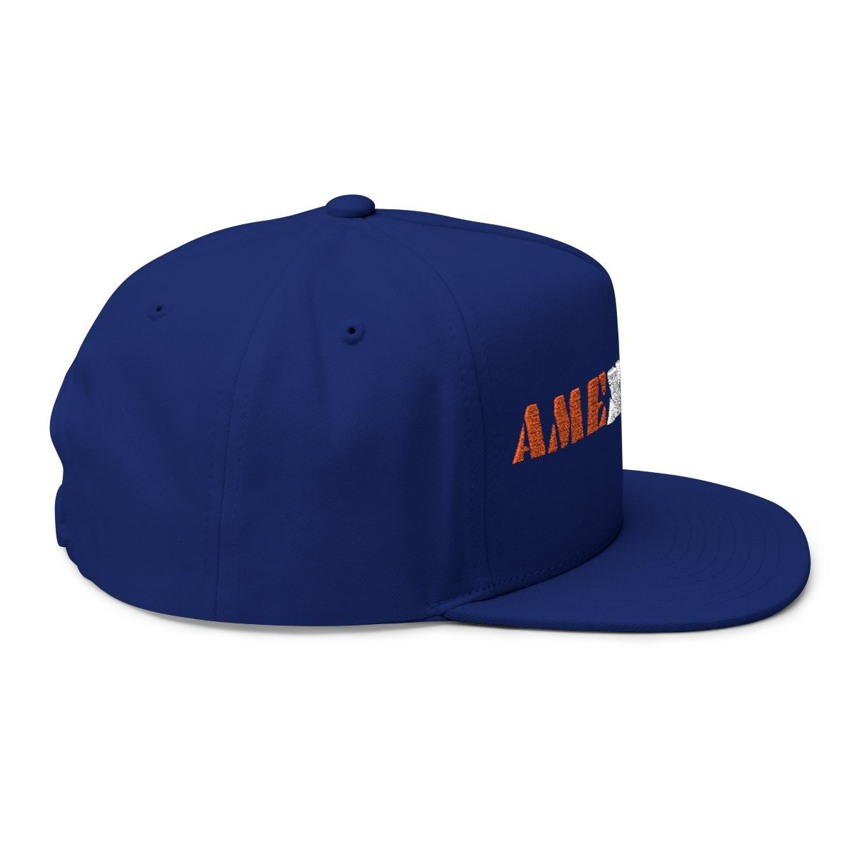 AMEXI Embroidered Blue Adjustable Snapback Hat