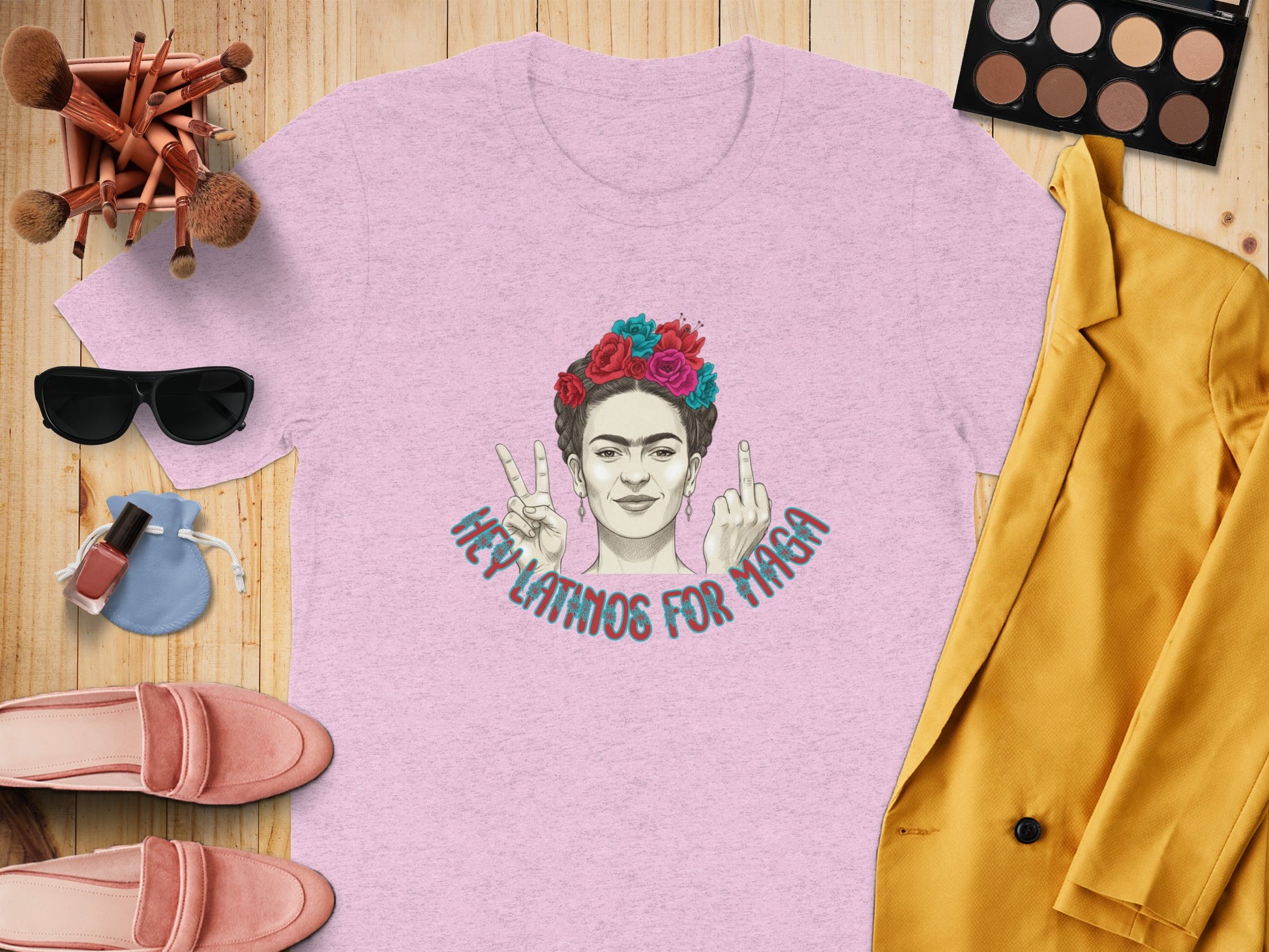 Hey Latinos For Maga Graphic Tee