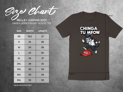 Chinga Tu Meow MAGA Bella Canvas Unisex Tee product type