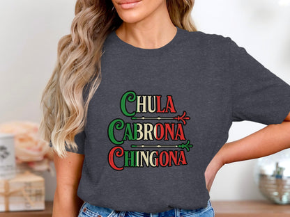 Chula Cabrona Chingona Mexican Culture T-Shirt product