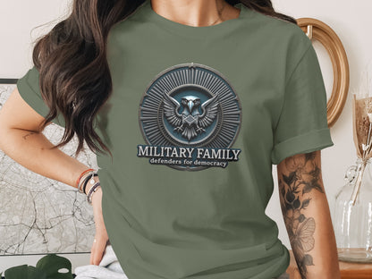 Military Family Defenders For Democracy Tee Shirt