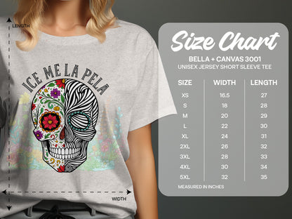 Ice Me La Pela Skull Design Short Sleeve Tee product