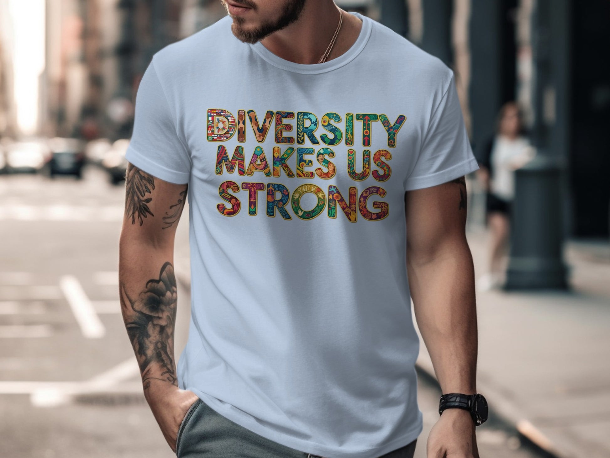 Diversity Makes Us Strong Inspirational T Shirt
