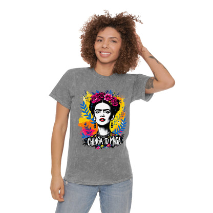 Frida Kahlo Against vintage Tee — USA Made Mineral Wash Graphic T-Shirt