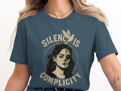 Silence Is Complicity Graphic Tee Shirt product type