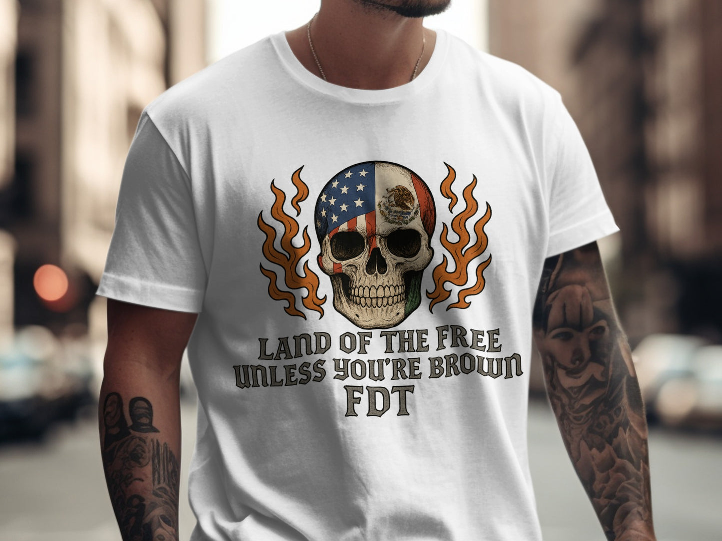Land Of The Free Unless You're Brown T-Shirt