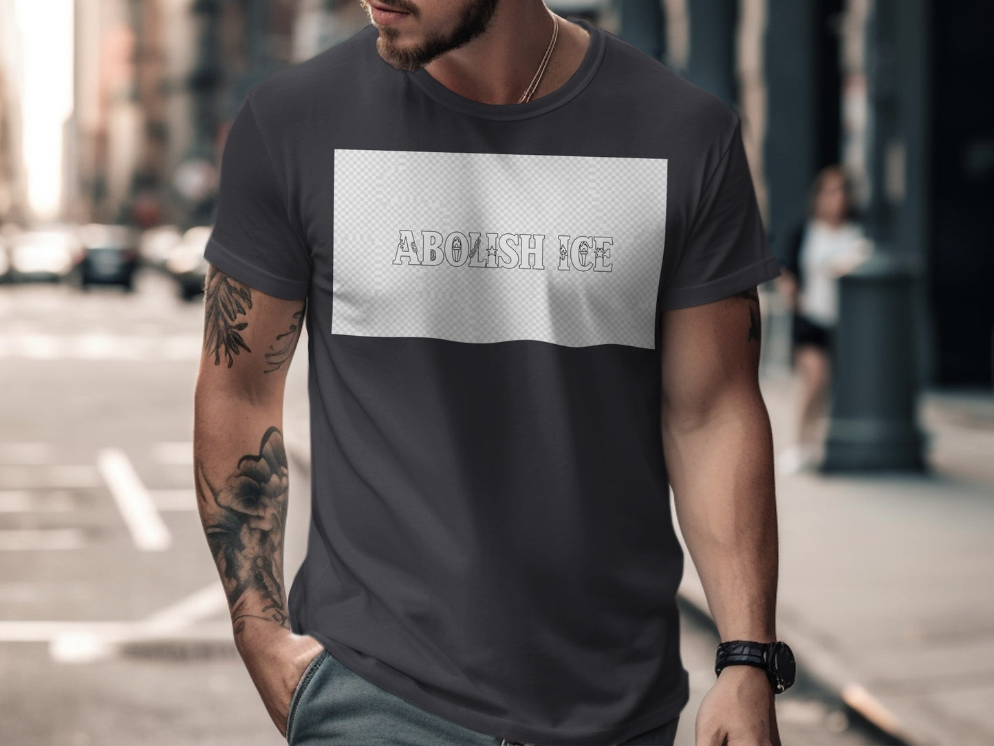 Abolish ICE Graphic Statement Unisex T-Shirt