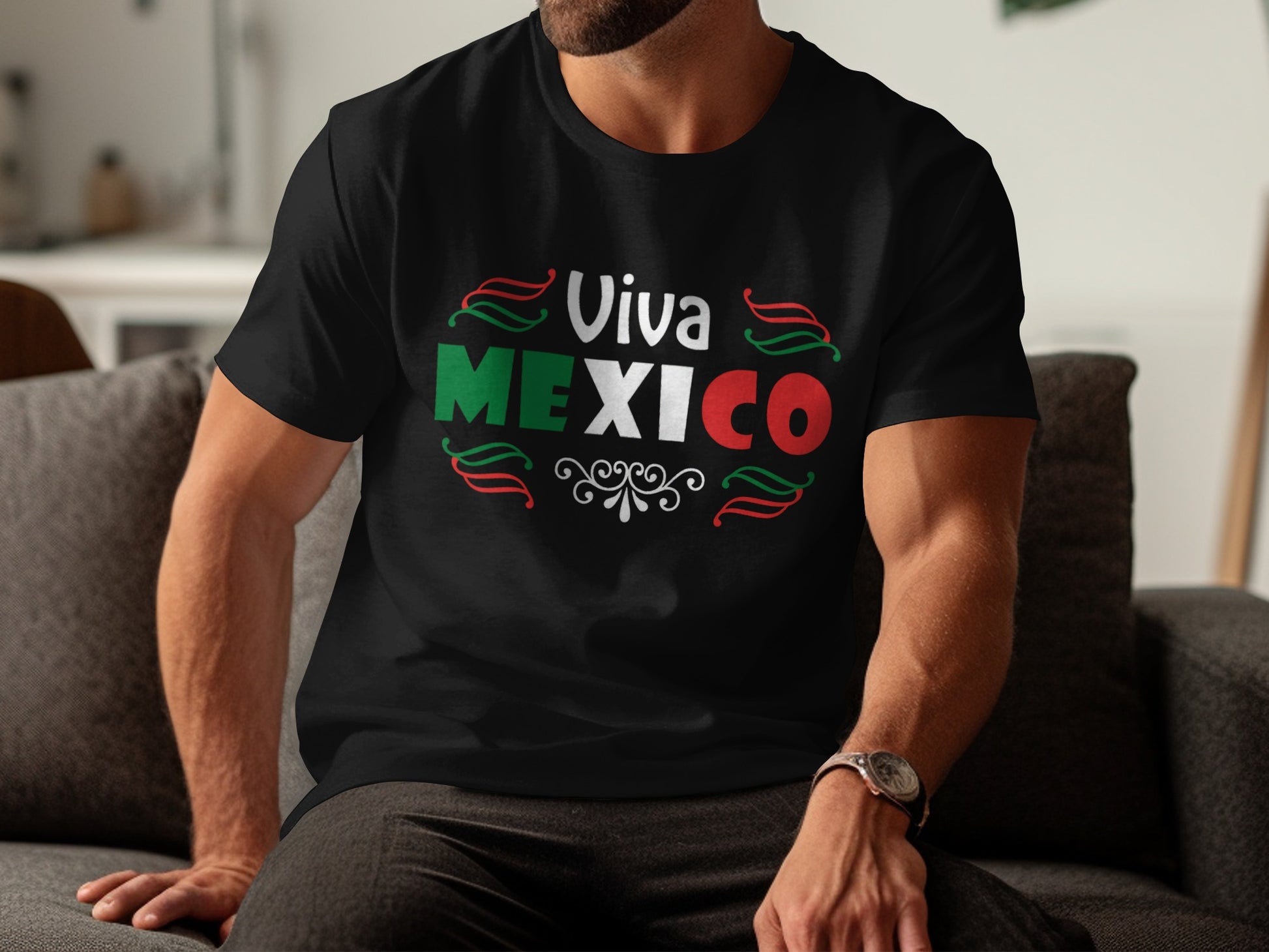 Viva Mexico Festive Design T-Shirt product type