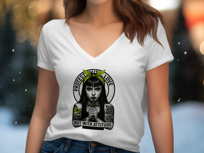 Protest with Love But with Attitude graphic product type