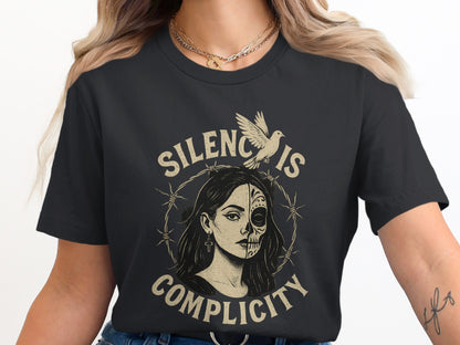 Silence Is Complicity Graphic Tee Shirt product