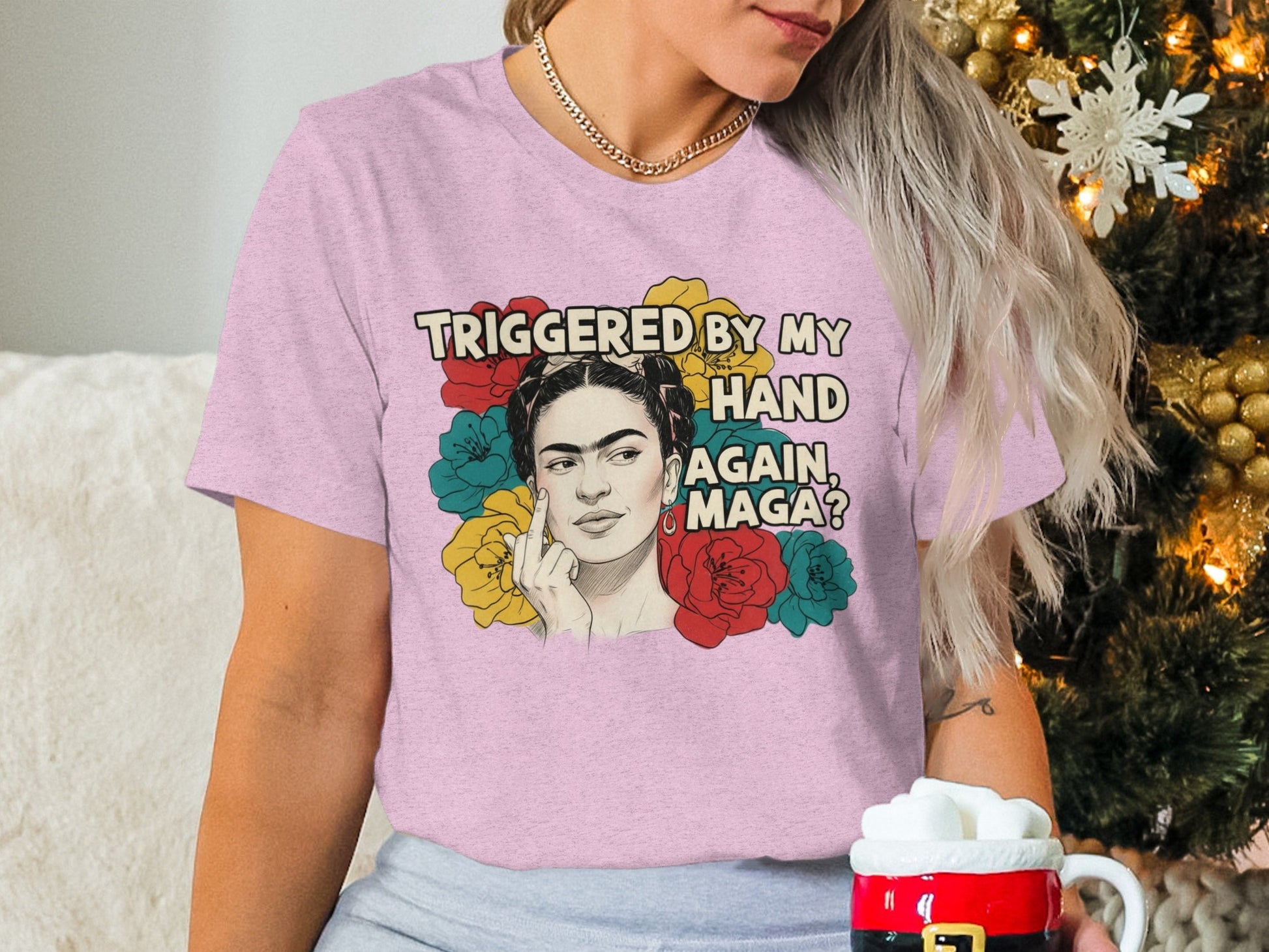 Triggered By My Hand Again MAGA Graphic Tee