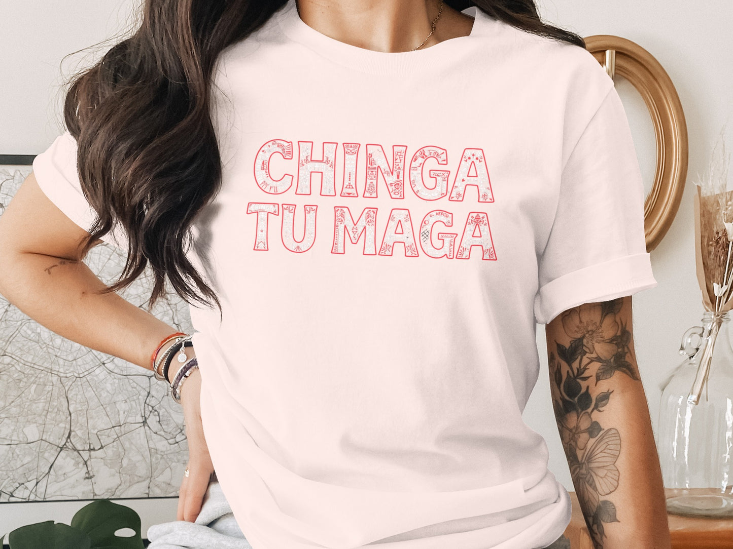 CHINGA TU MAGA Statement Tee Perfect for Casual Outfits