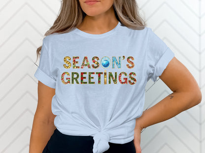 Season's Greetings Festive Women's T-shirt