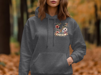 My North Star Floral Design Womens Hoodie product type