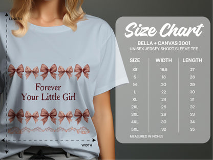 Forever Your Little Girl Unisex Jersey Short Sleeve product