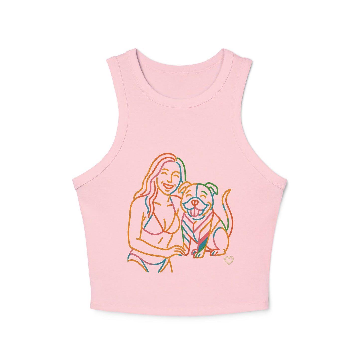 Pride tank top Cute Pet-Themed Women's Micro Rib Racer Tank Top - Perfect Summer Fit