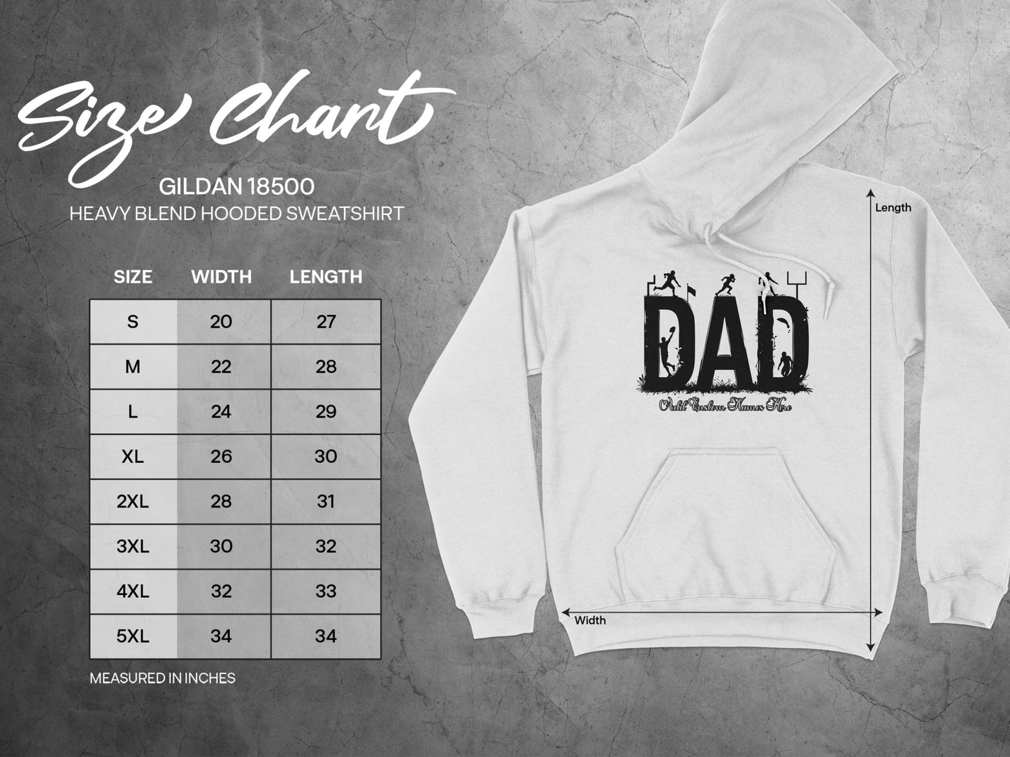 Dad Heavy Blend Hooded Sweatshirt Product Type