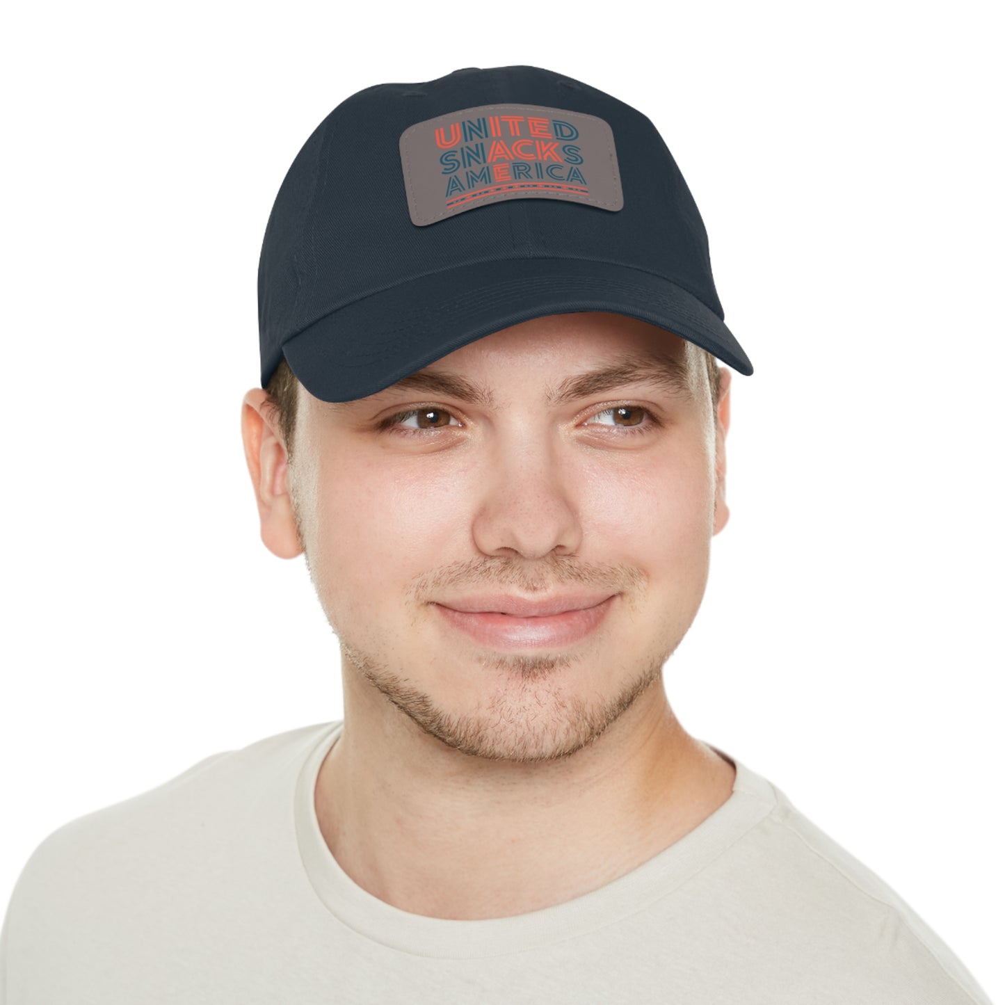 Trendy Dad Hat with Leather Patch - United Snacks America