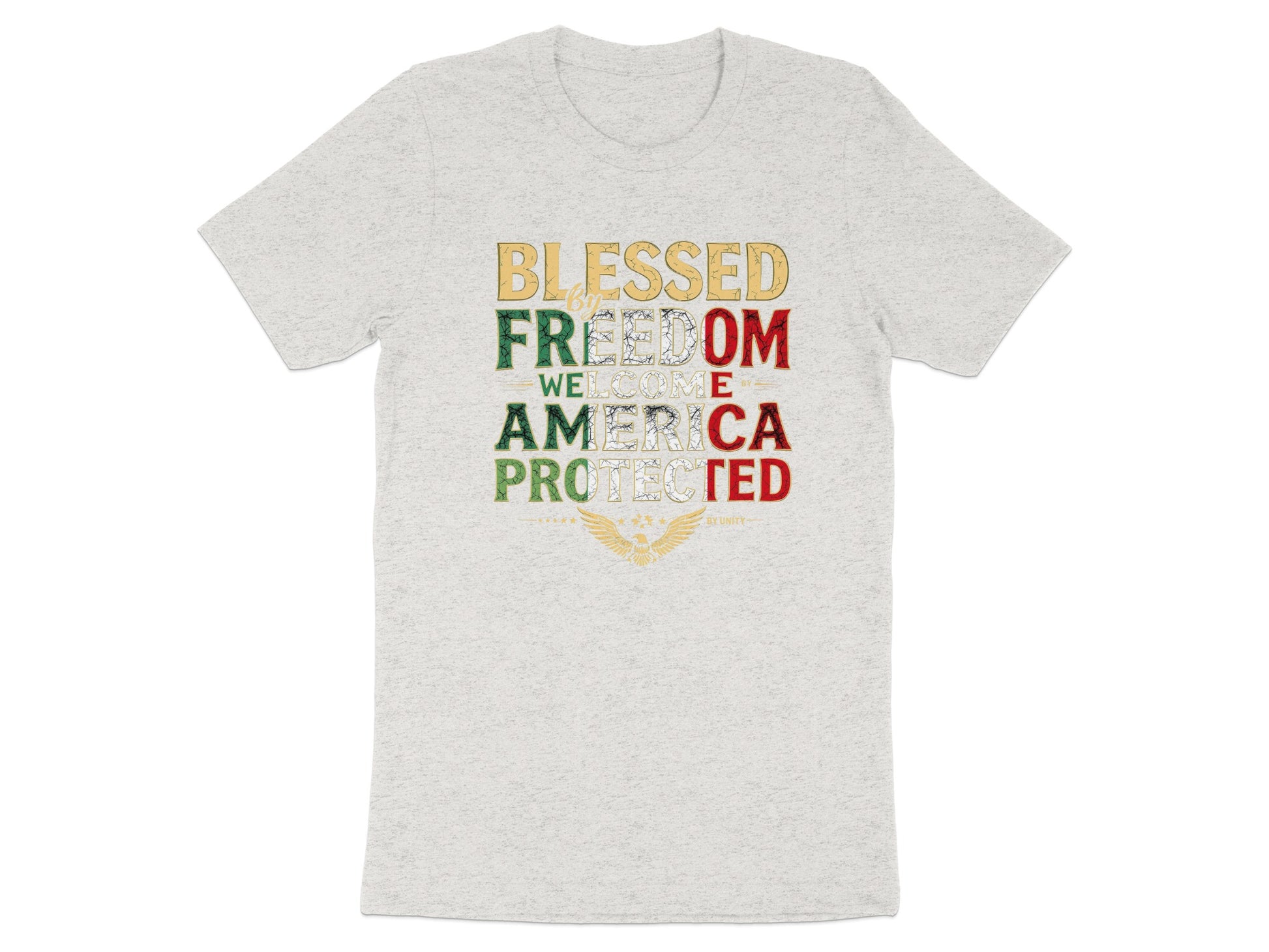Blessed Freedom Welcome America Protected T-Shirt product