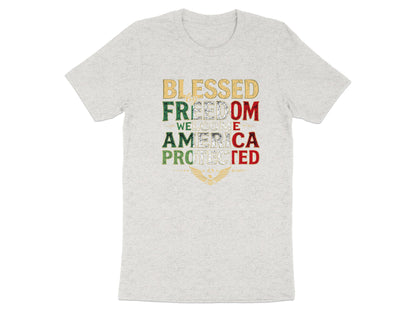 Blessed Freedom Welcome America Protected T-Shirt product