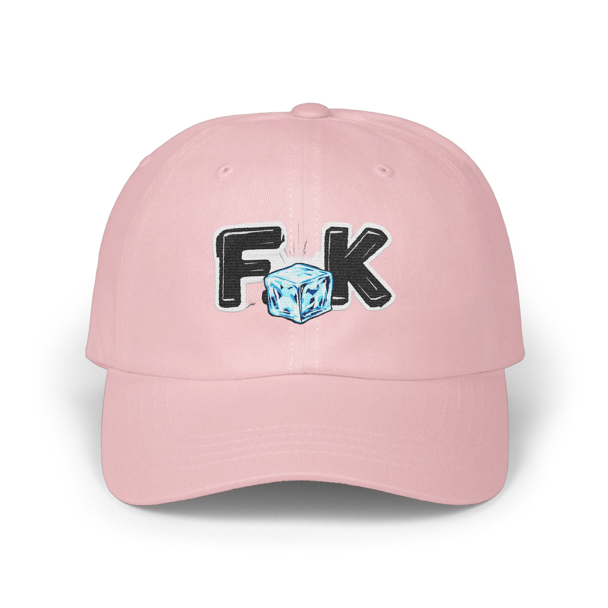 FK Ice Block Embroidered Pink Baseball Cap product type