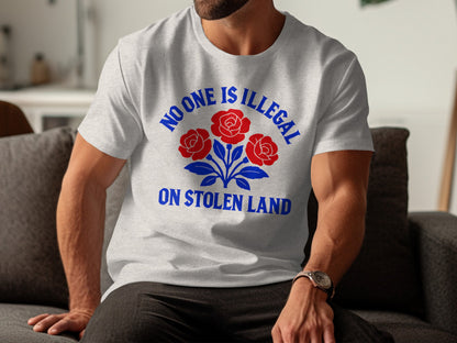 No One Is Illegal On Stolen Land Shirt product