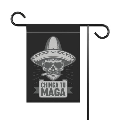 Chinga Tu Maga FDT Anti Trump Mexican Patriotic Garden Flag, Decorative Outdoor Banner, Dia de los Muertos Decor, Festive Yard Art, Cinco de Mayo Decoration