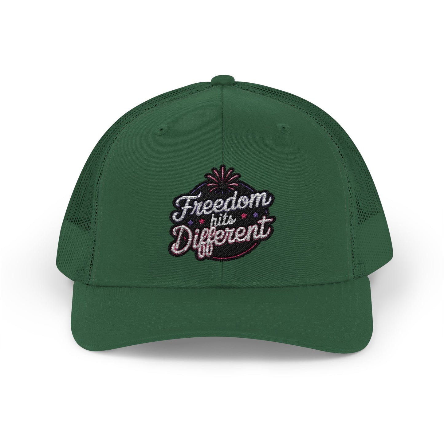 Freedom Hits Different Snapback Trucker Cap - Stylish Sportswear for Summer Activities