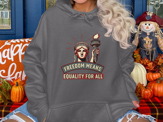 Freedom Means Equality For All Hoodie product type