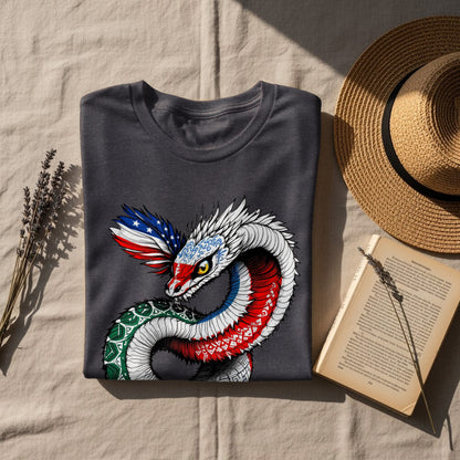 Patriotic Dragon Design Graphic T-Shirt product type