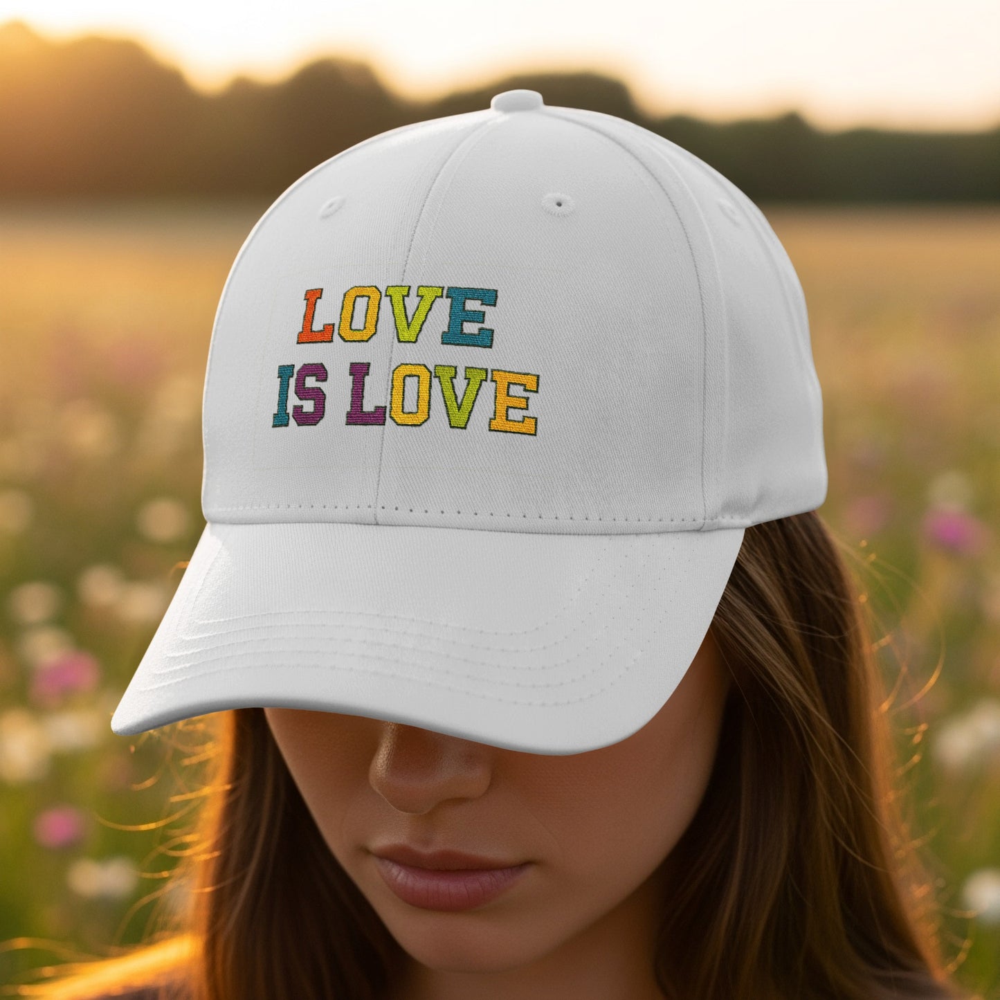 Love Is Love Embroidered Hat Stylish Cap product type