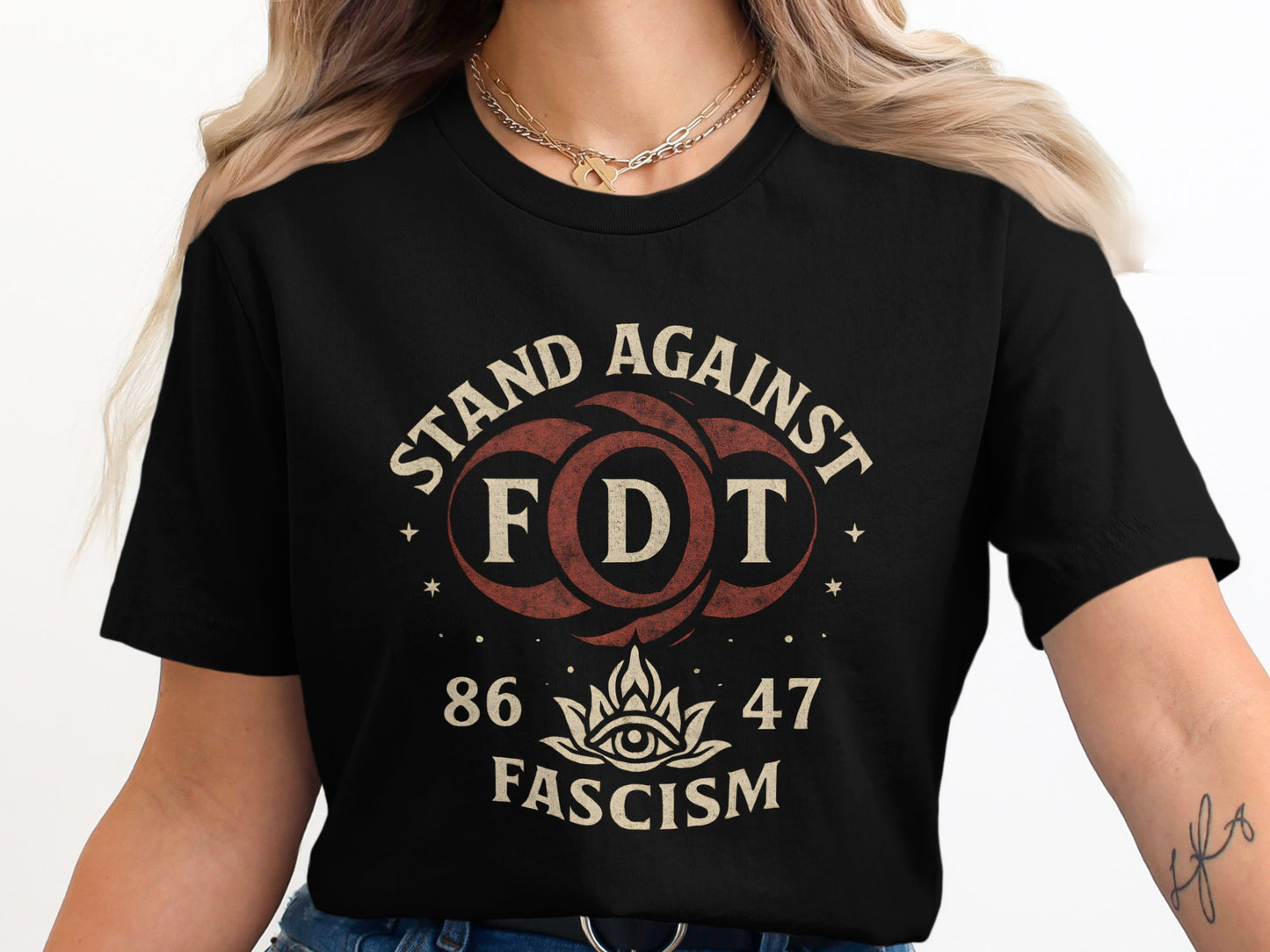 Stand Against Fascism 86 47 FDT Artistic T-Shirt product