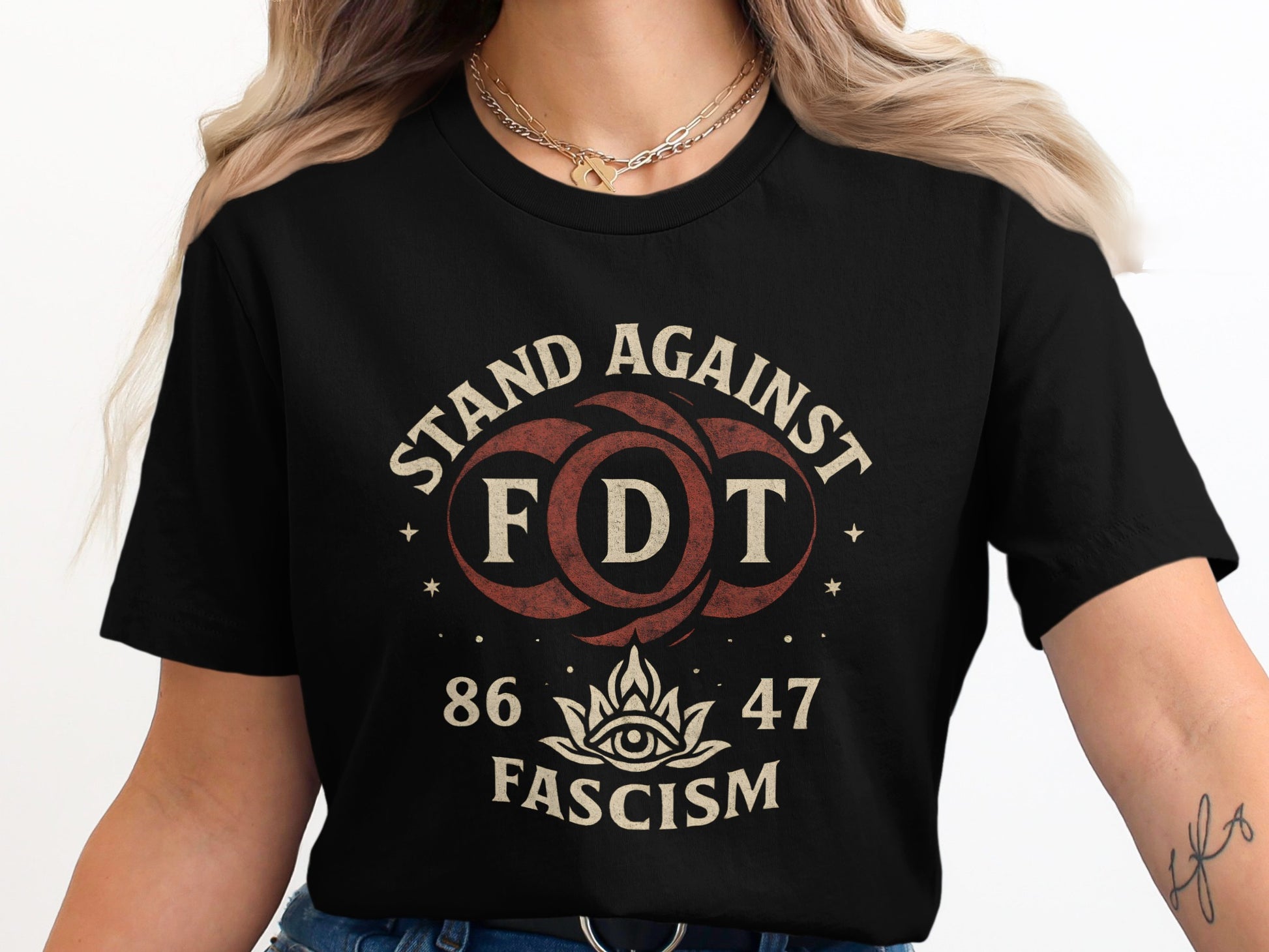 Stand Against Fascism 86 47 FDT Artistic T-Shirt product