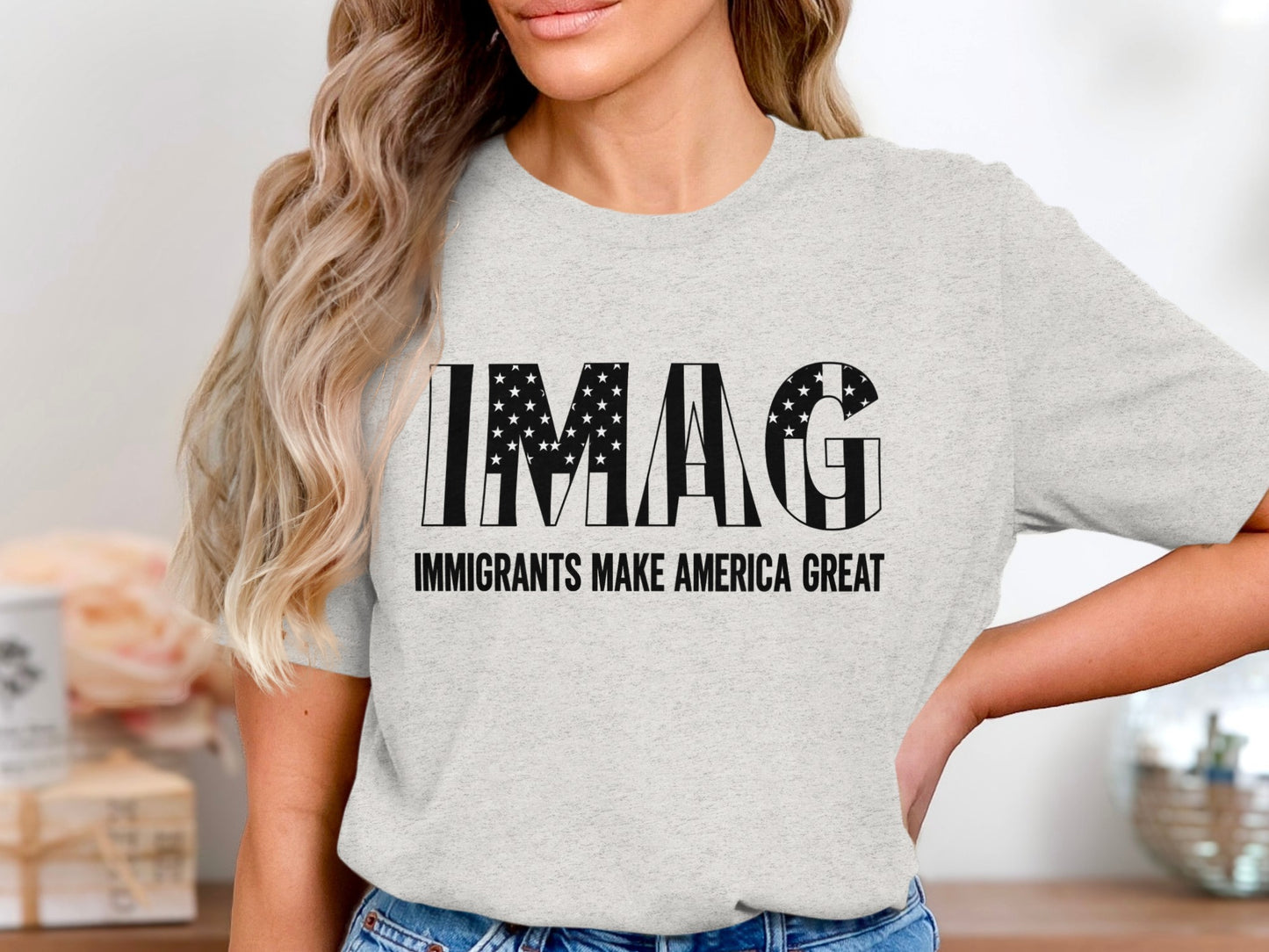 Immigrants Make America Great IMAG Shirt product