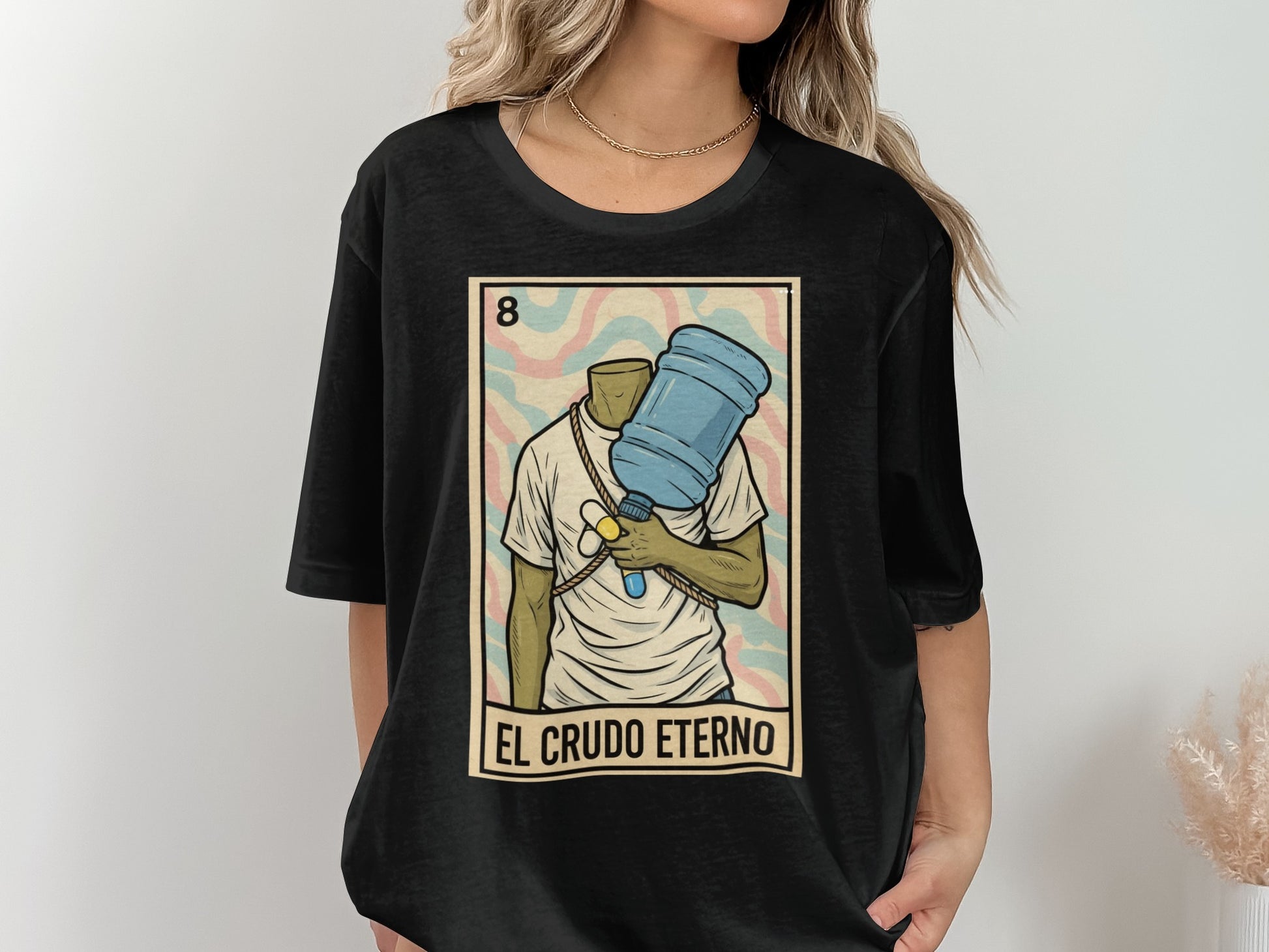 El Crudo Eterno Graphic Tee with Water Jug product