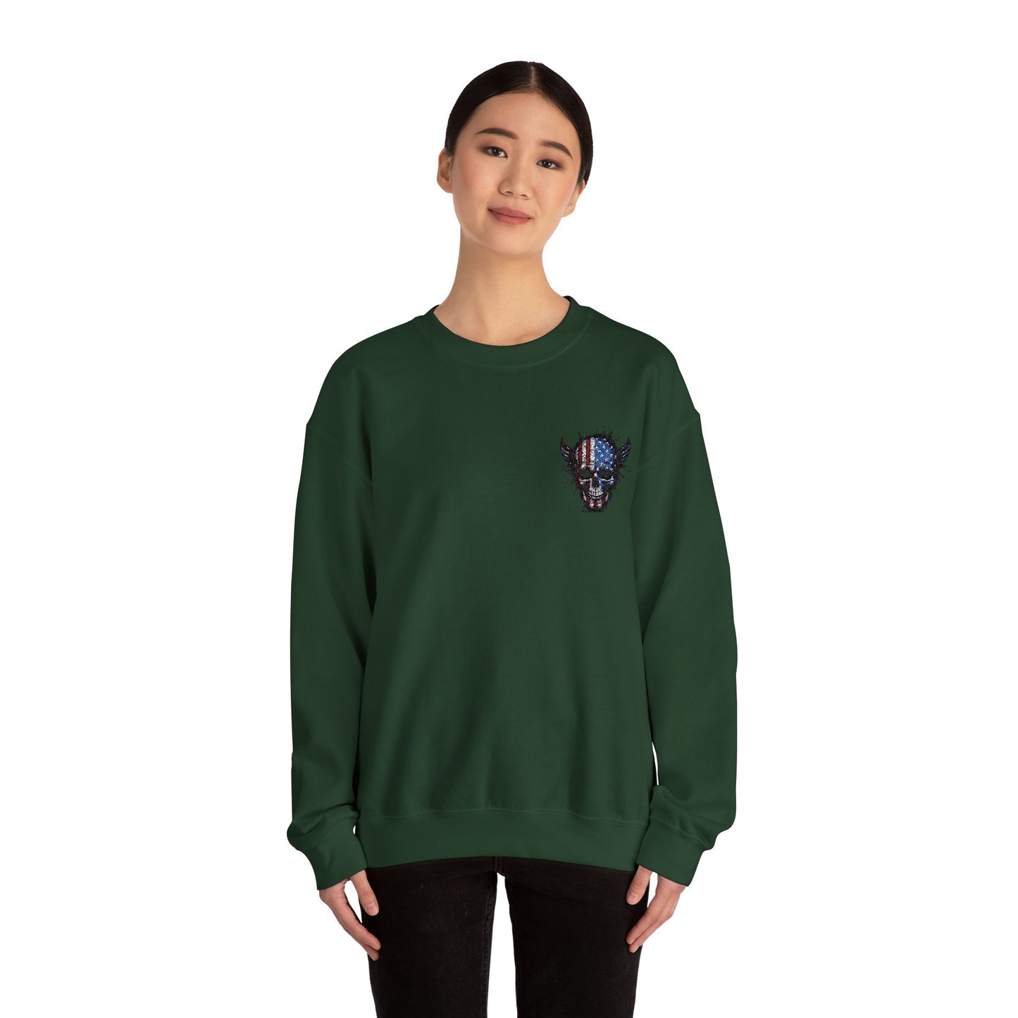 Artistic Graphic Crewneck Sweatshirt - Bold Design for Creative Souls