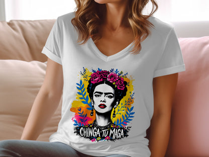 Chinga Tu Maga Graphic Print Casual T-Shirt product