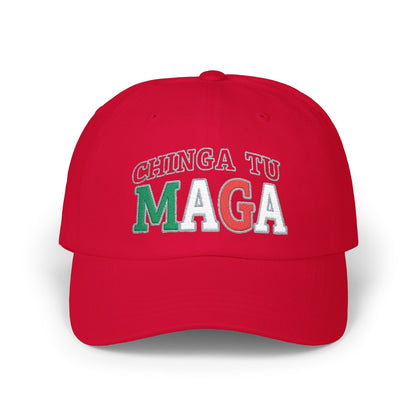 CHINGA Tu Maga Hat Embroidered Classic Dad Cap, Casual Hat for Every Occasion, Trendy Gift for Dads, Summer Accessory, Unisex Cap