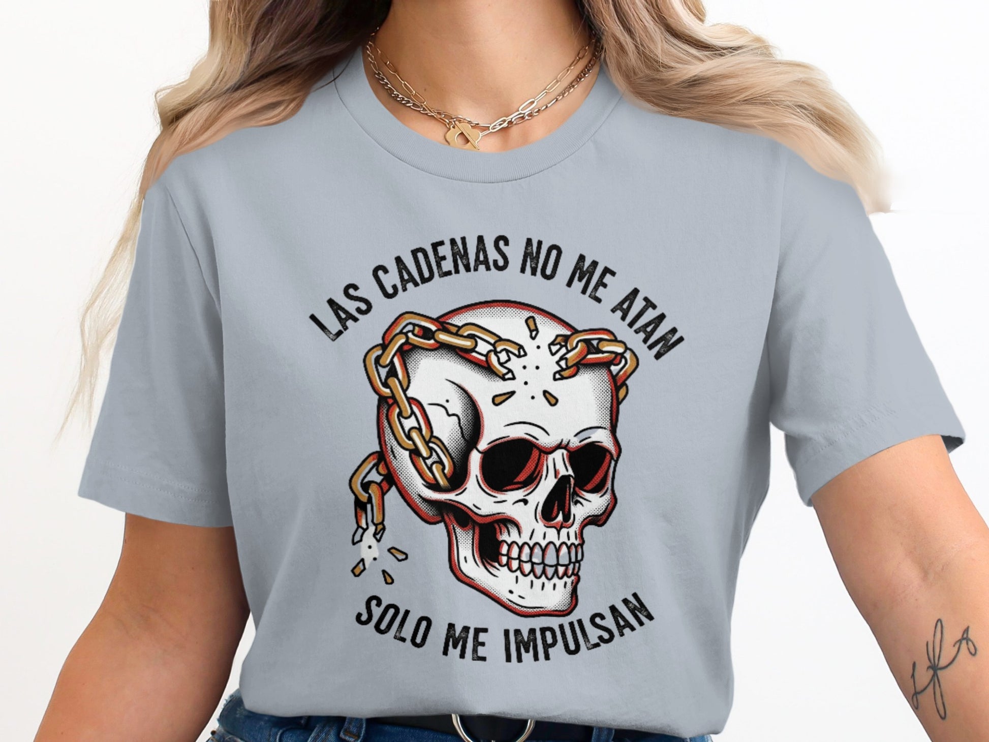 Las Cadenas No Me Atan Solo Me Impulsan skull product