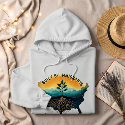 Built By Immigrants Graphic Hoodie Unique product
