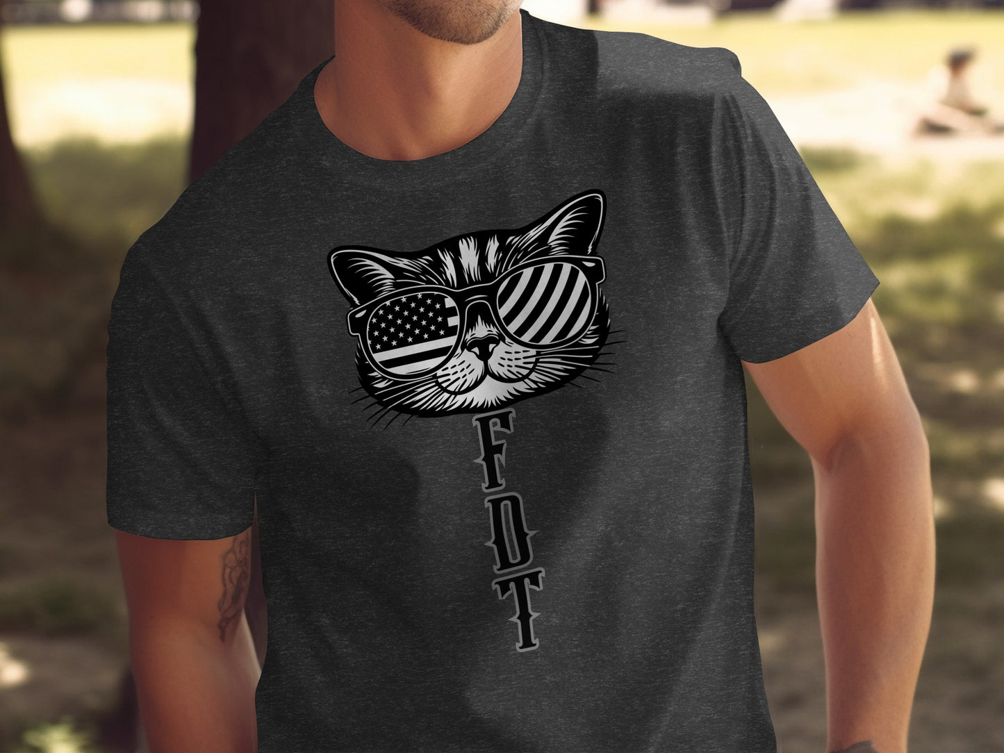 Cat with Sunglasses FD T Graphic T-Shirt product type