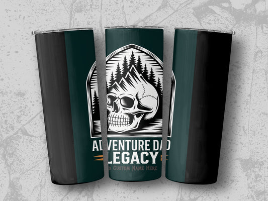 Skull Adventure Dad Legacy Design Tumbler product