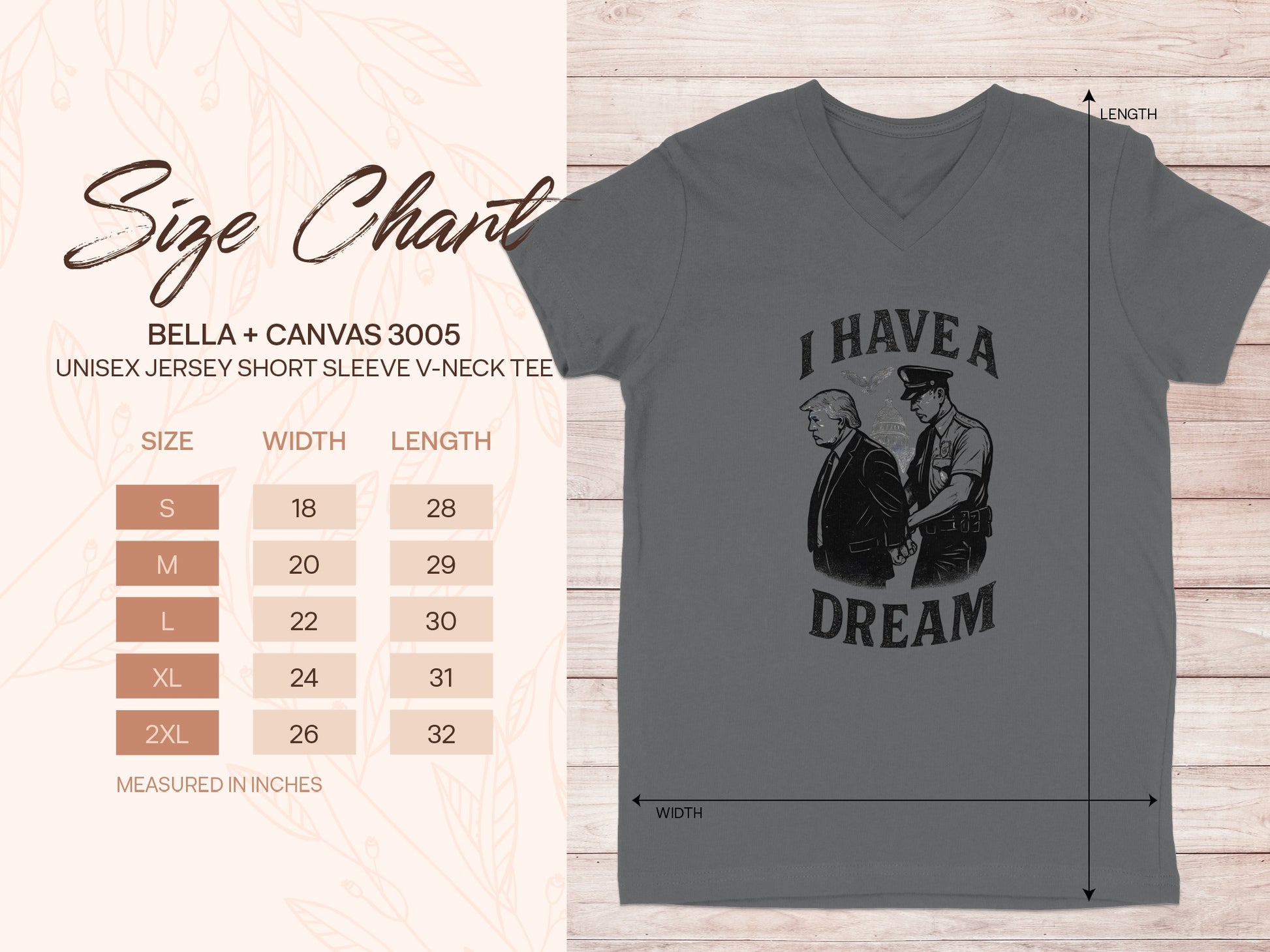 I Have a Dream Graphic Unisex V-Neck Tee product