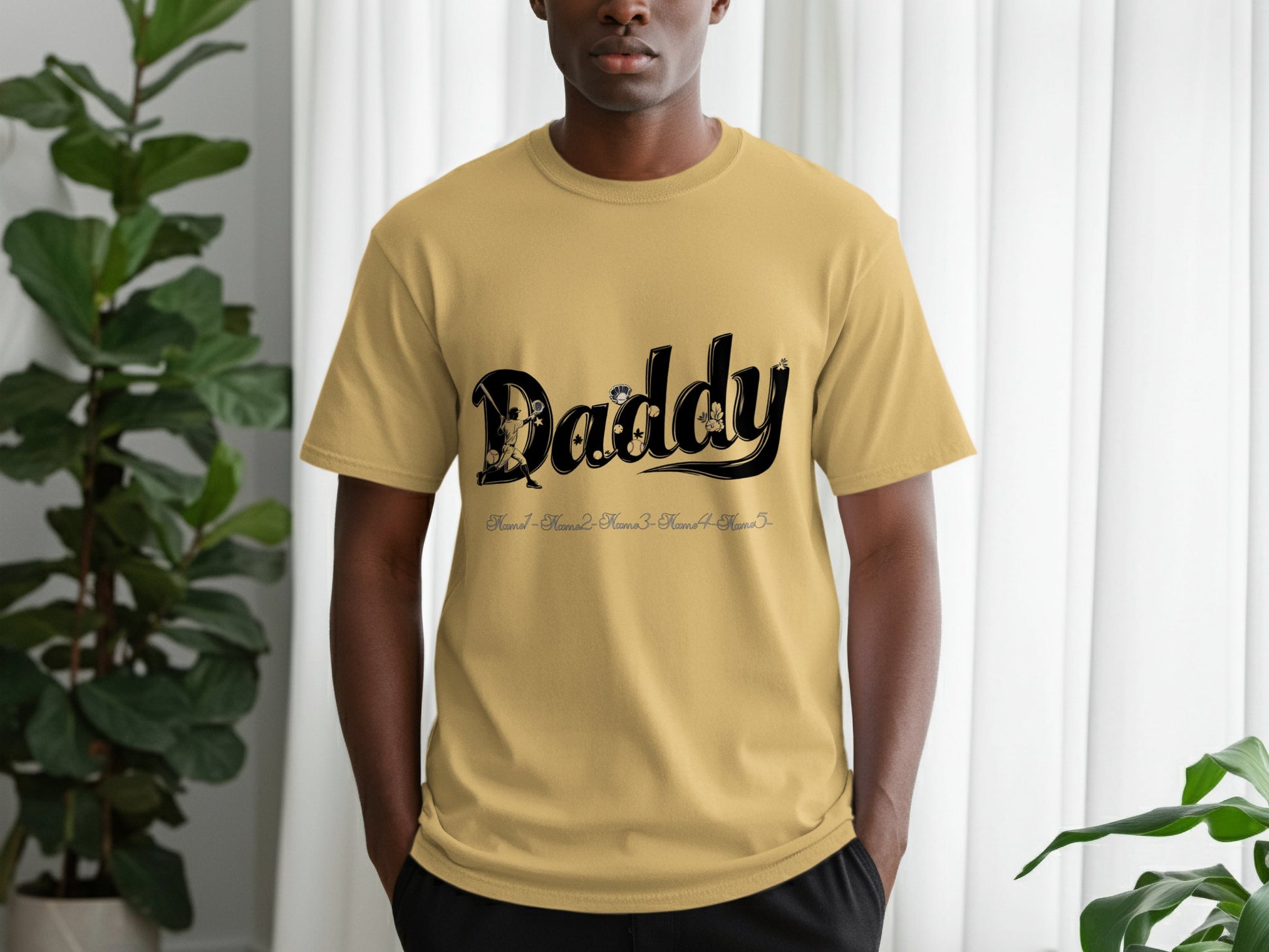 Daddy Graphic Tee Casual Wear Trendy Product Type