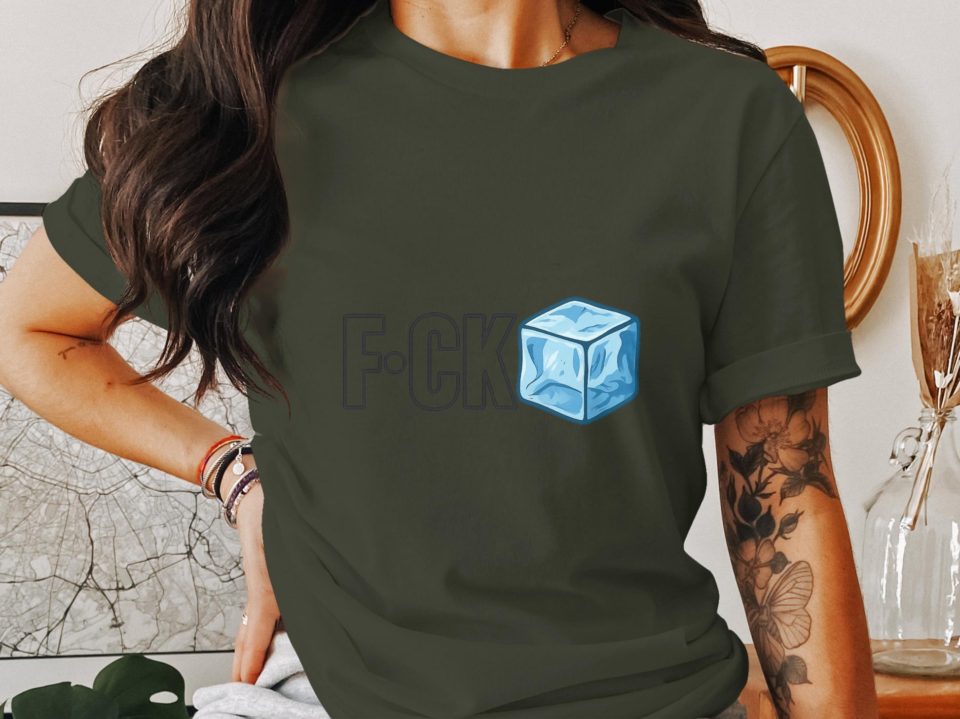 Ice Cube Graphic T-Shirt Fun Casual Unisex Product Type