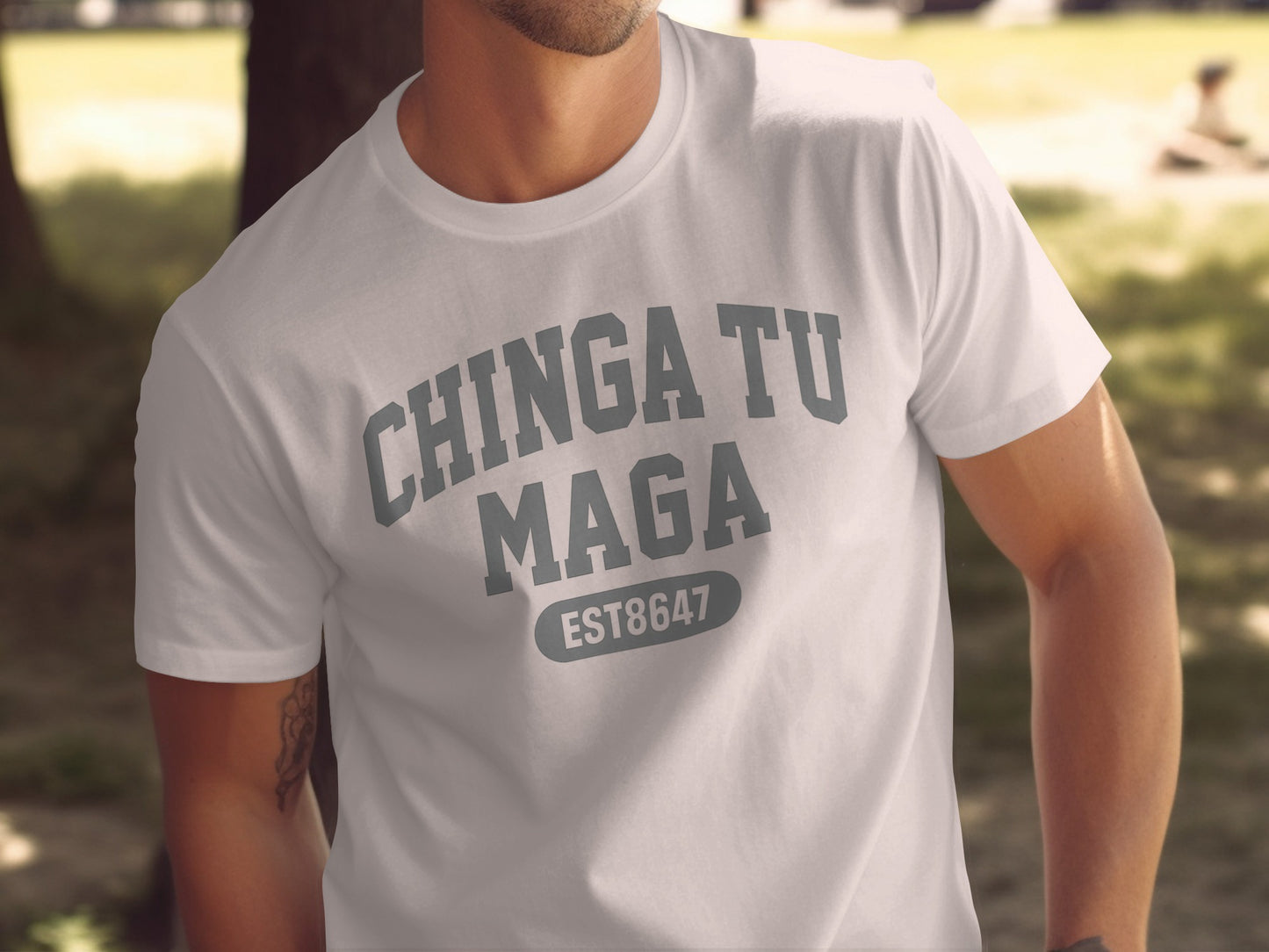 Chinga Tu Maga EST.8647 Graphic T-Shirt product