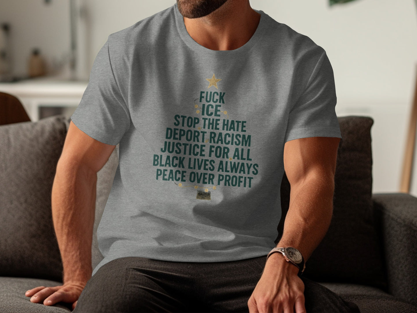 Political Activism Message Christmas T-Shirt