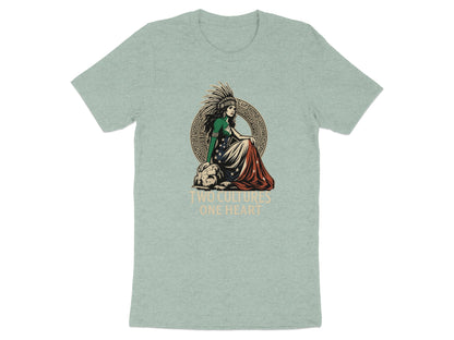 Two Cultures One Heart Graphic Tee product